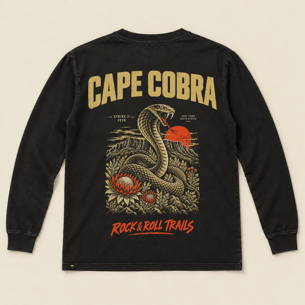 The Encore, Long sleeve · cobra back print
