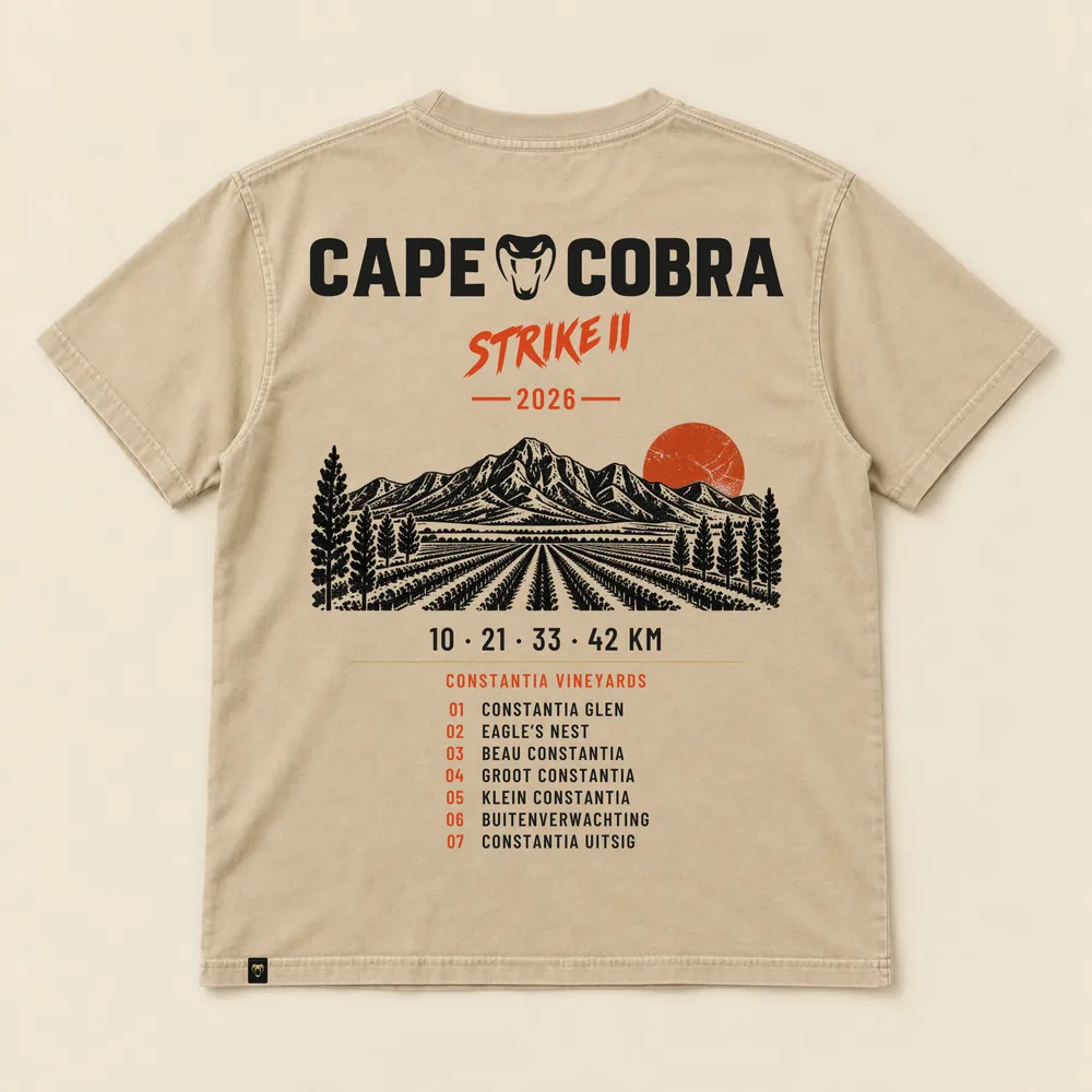 The Vineyard Tour Tee, Seven farms on the back