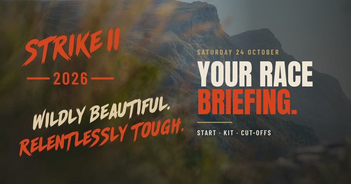 Race schedule | Cape Cobra Trail Marathon